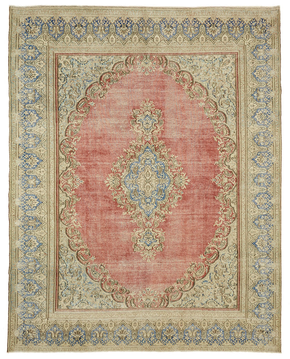 8' 11'' x 11' 9'' Persian Vintage Hand-Knotted Rug