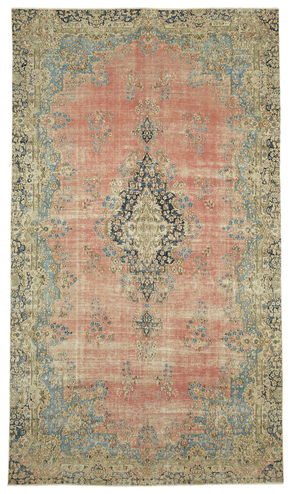8' 2'' x 14' 3'' Persian Vintage Hand-Knotted Rug