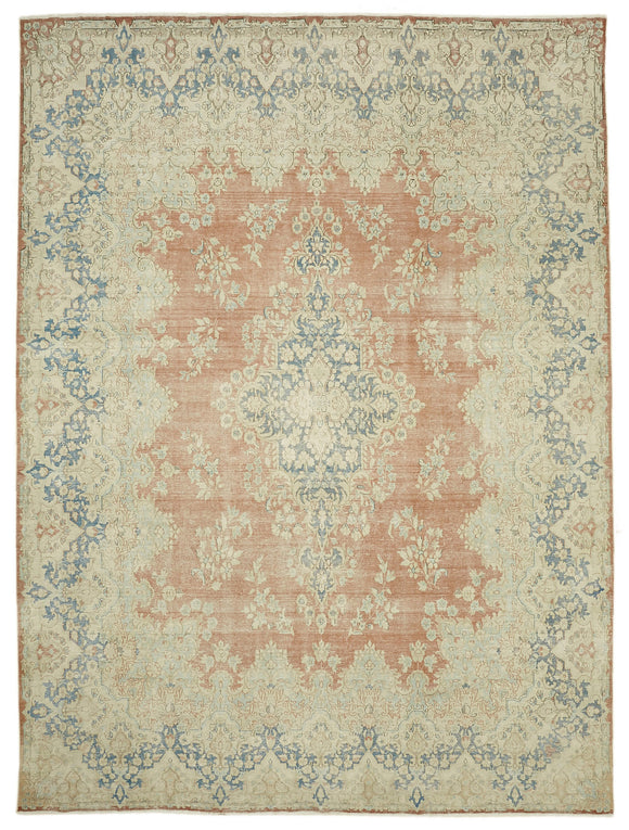 9' 8'' x 12' 10'' Persian Vintage Hand-Knotted Rug