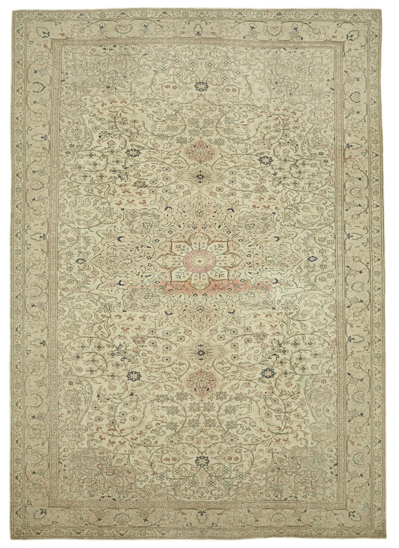 10' 2'' x 14' 6'' Persian Vintage Hand-Knotted Rug