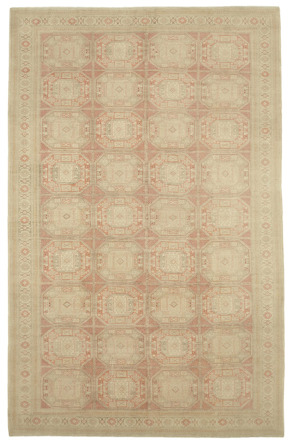 8' x 12' 6'' Persian Vintage Hand-Knotted Rug
