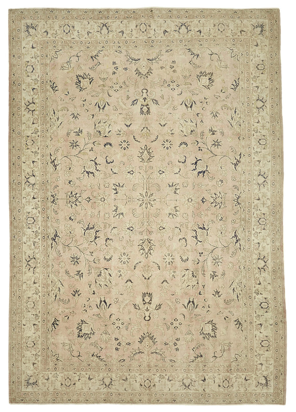8' 2'' x 11' 10'' Persian Vintage Hand-Knotted Rug