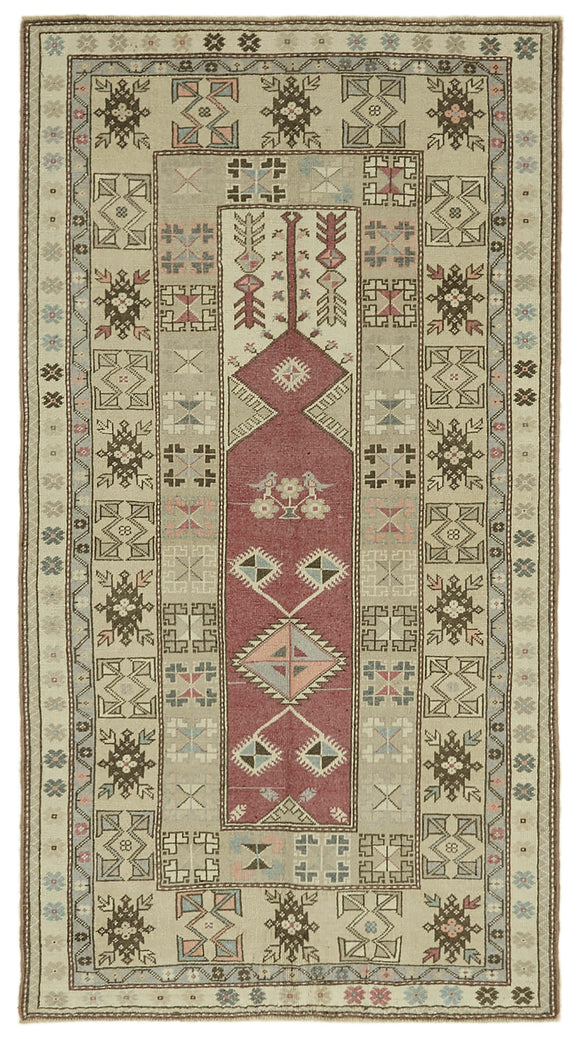 4' x 7' 6'' Handmade Anatolian Rug