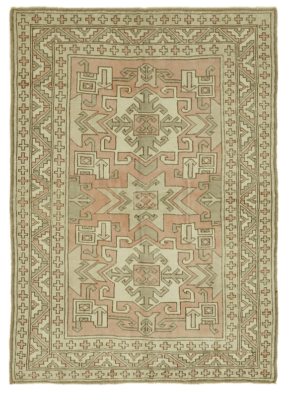 4' 3'' x 5' 10'' Handmade Anatolian Rug