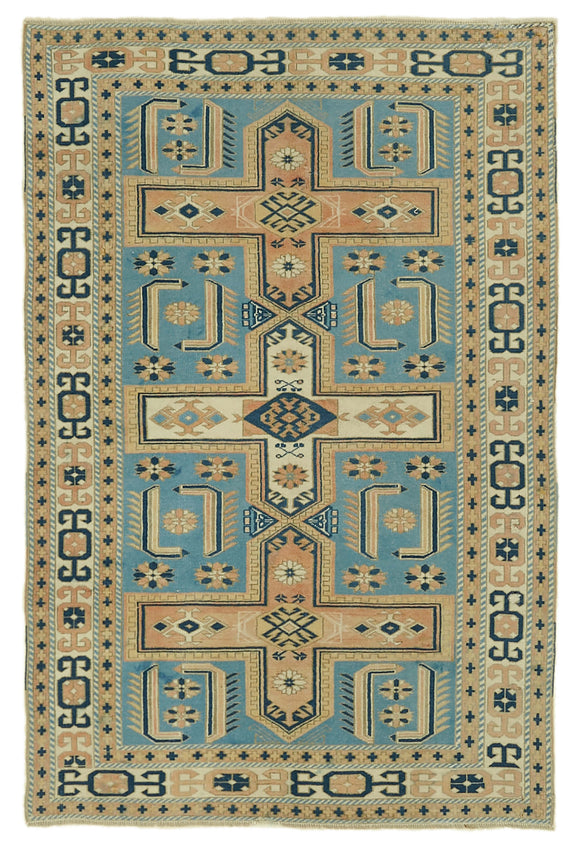 4' x 6' 2'' Handmade Anatolian Rug