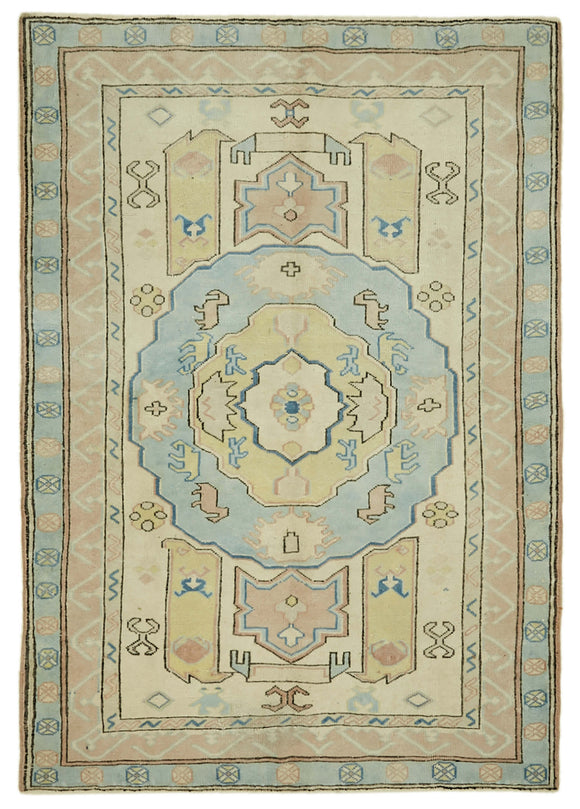 4' 7'' x 6' 3'' Handmade Anatolian Rug