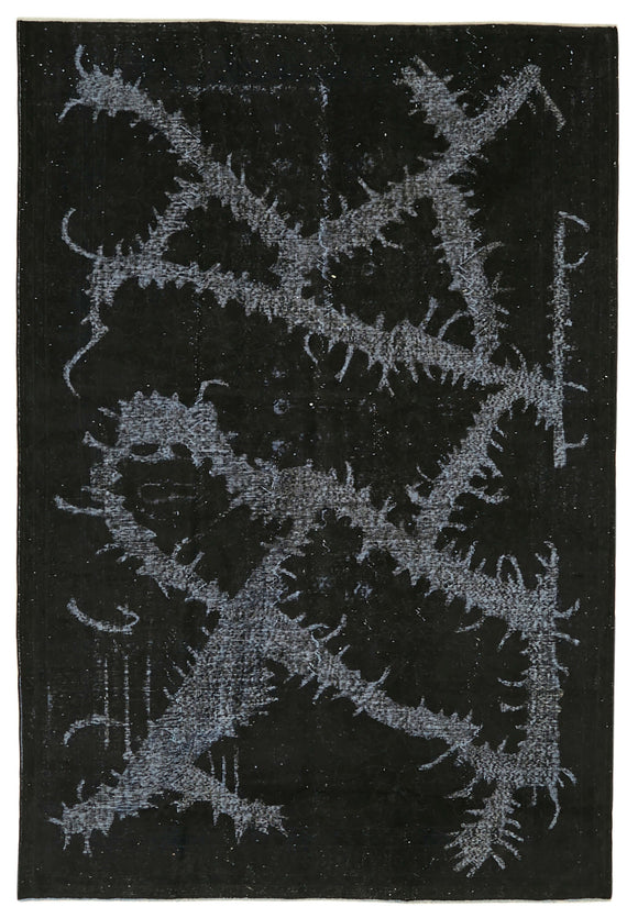 6' 11'' x 10' 8'' Turkish Hand Carved Rug