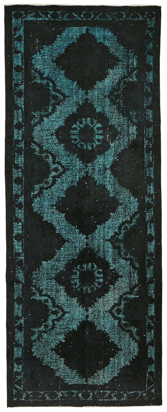 4' 7'' x 12' 1'' Turkish Hand Carved Rug