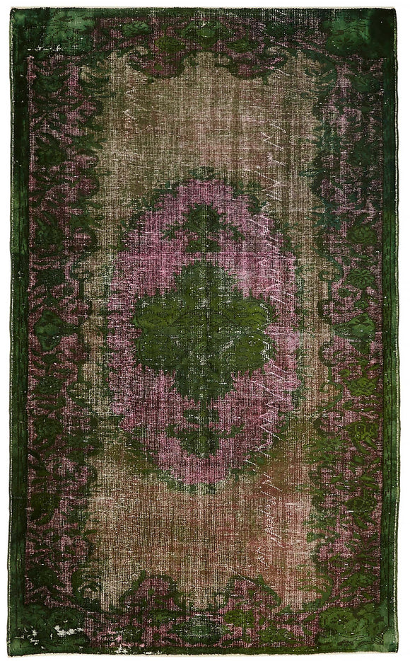 5' 11'' x 9' 10'' Turkish Hand Carved Rug