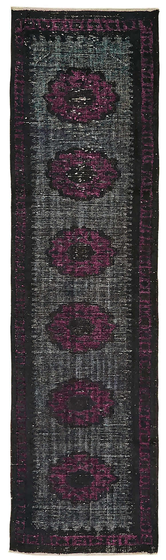 2' 7'' x 9' 9'' Turkish Hand Carved Rug