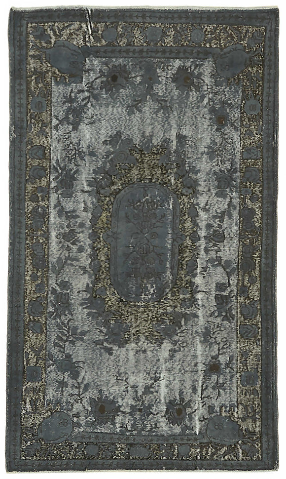 4' 2'' x 7' 3'' Turkish Hand Carved Rug
