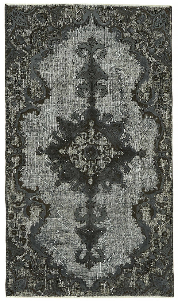 3' 11'' x 6' 11'' Turkish Hand Carved Rug