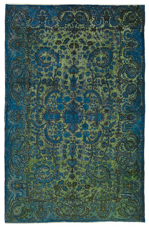 5' 7'' x 8' 10'' Turkish Hand Carved Rug