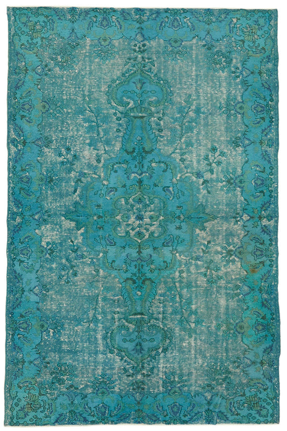 5' 10'' x 8' 11'' Turkish Hand Carved Rug