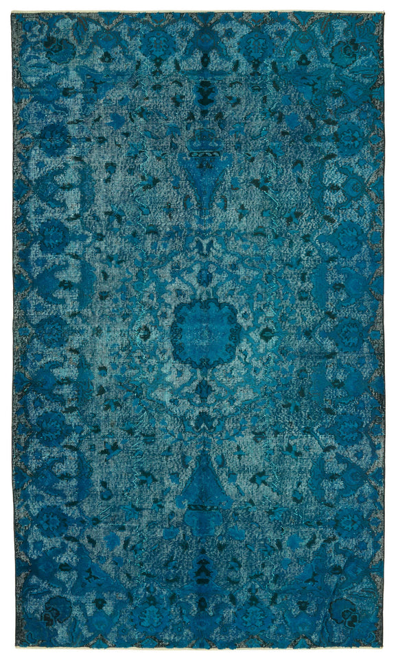 5' 5'' x 9' 3'' Turkish Hand Carved Rug