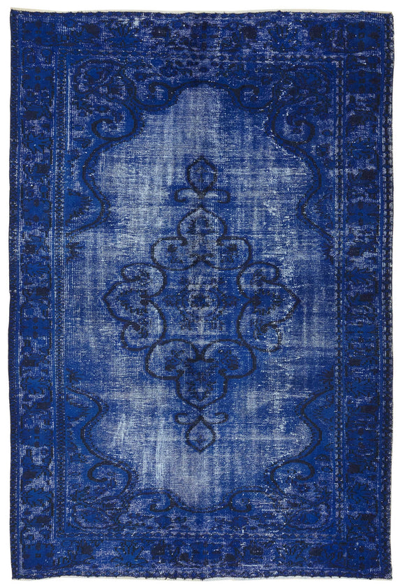 6' 3'' x 9' 1'' Turkish Hand Carved Rug
