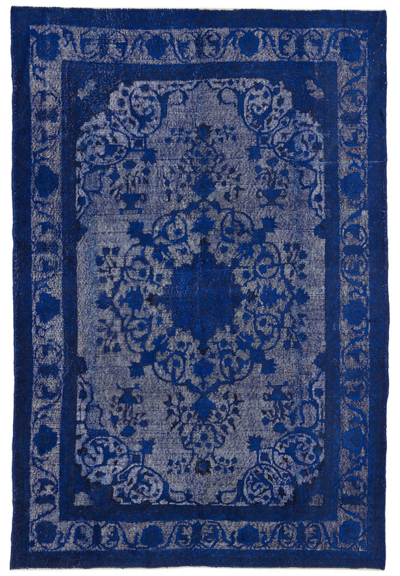 6' 11'' x 10' 4'' Turkish Hand Carved Rug
