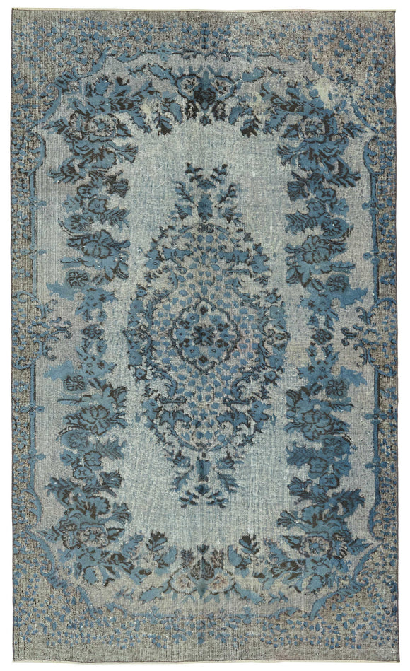 5' 9'' x 9' 7'' Turkish Hand Carved Rug