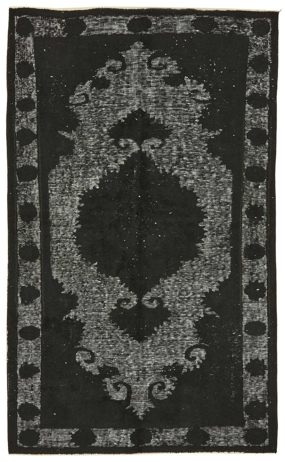 4' 8'' x 7' 10'' Turkish Hand Carved Rug