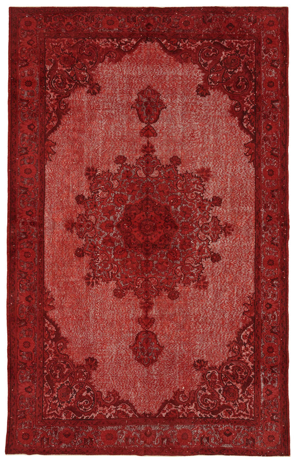 6' 10'' x 11' Turkish Hand Carved Rug