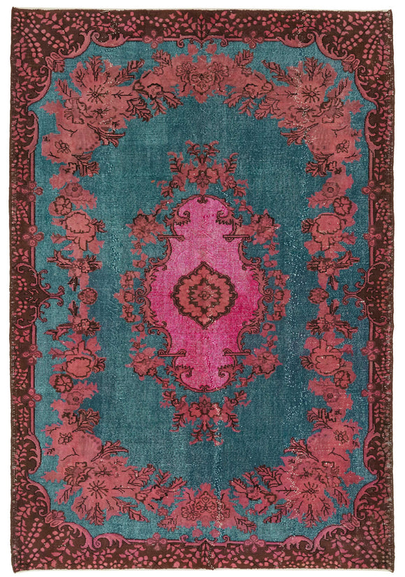 6' 10'' x 10' 2'' Turkish Hand Carved Rug