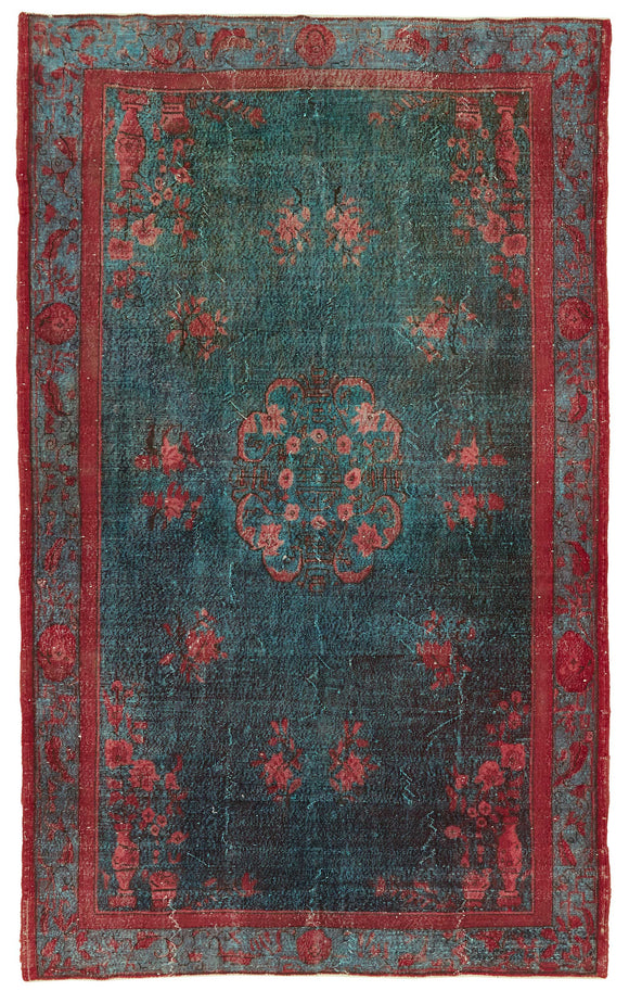 7' 1'' x 11' 5'' Turkish Hand Carved Rug