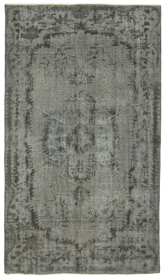 5' 7'' x 9' 5'' Turkish Hand Carved Rug