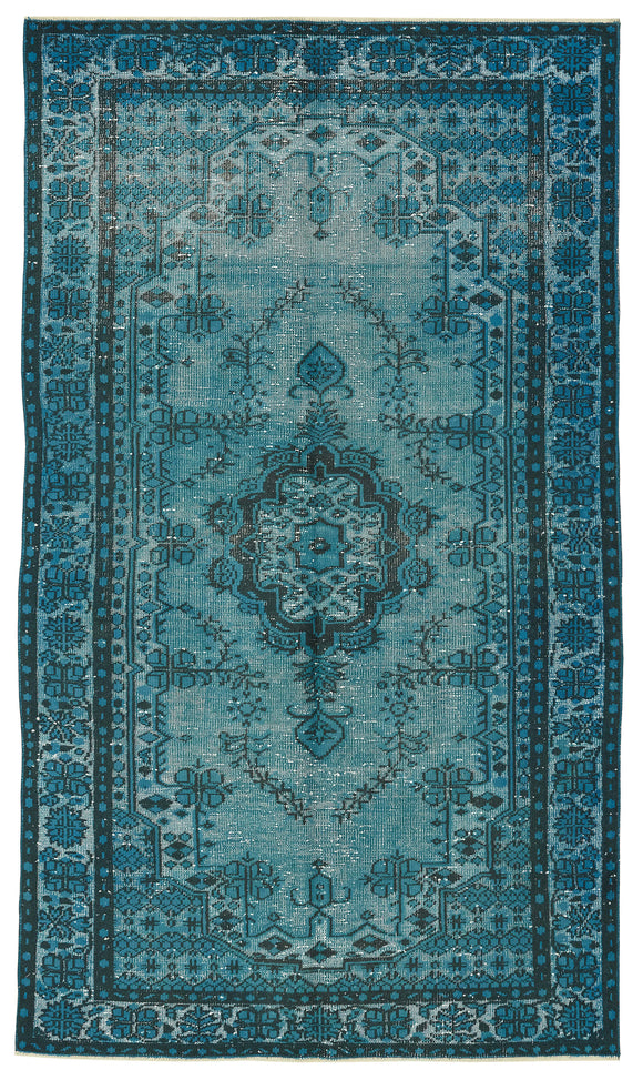 4' 10'' x 8' 7'' Turkish Hand Carved Rug