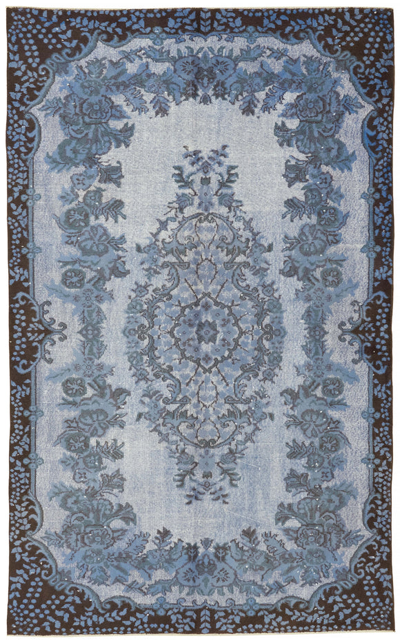 5' 8'' x 9' 4'' Turkish Hand Carved Rug