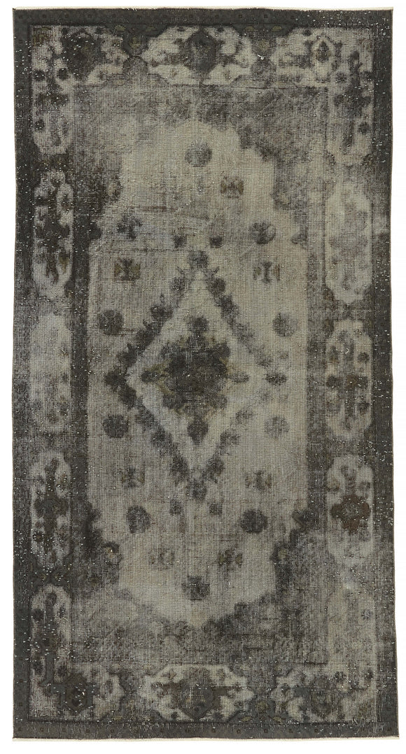 4' 1'' x 7' 11'' Turkish Hand Carved Rug