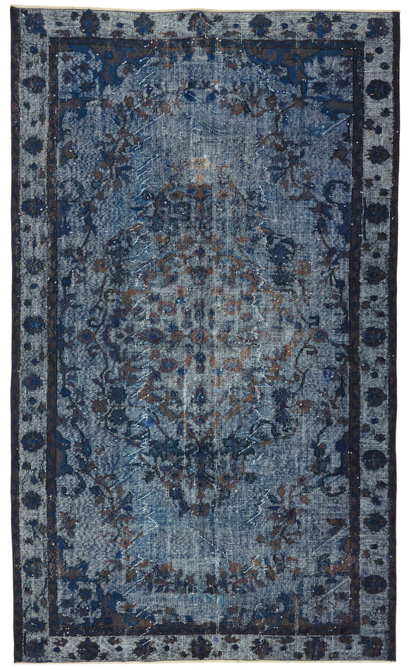 5' 7'' x 9' 5'' Turkish Hand Carved Rug