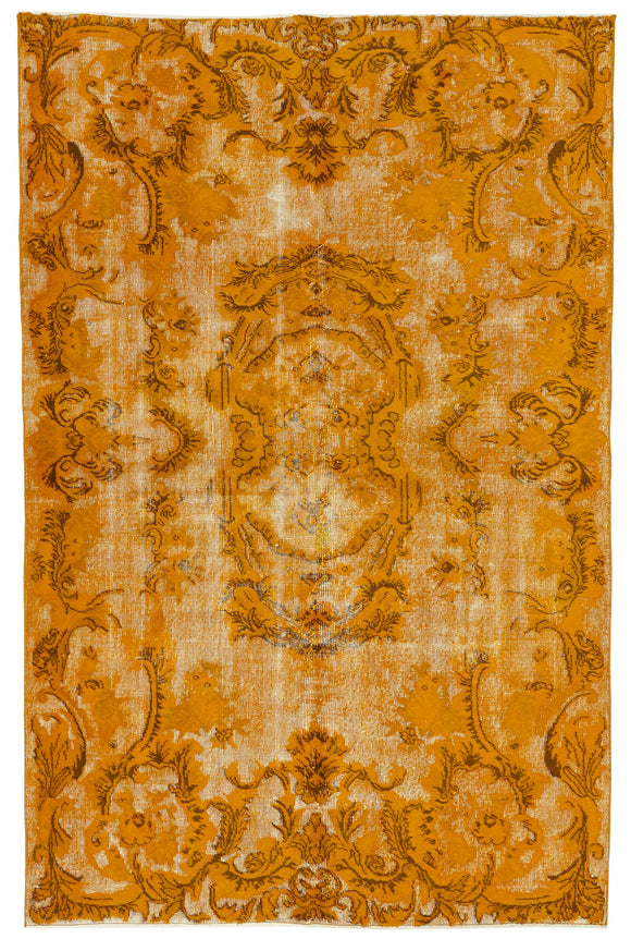 5' 7'' x 8' 6'' Turkish Hand Carved Rug