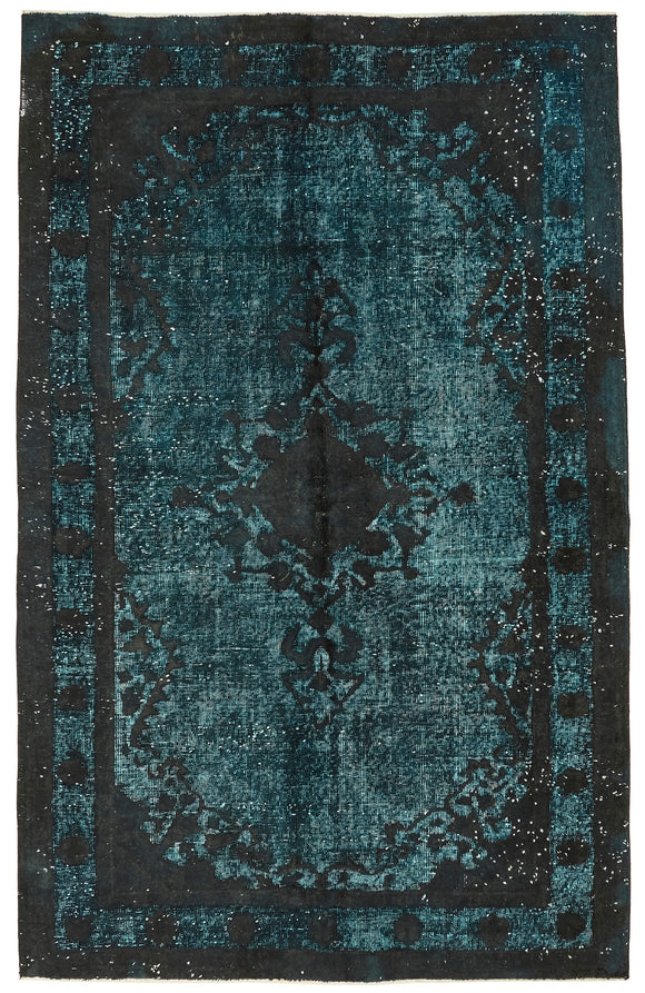 5' 2'' x 8' 4'' Turkish Hand Carved Rug