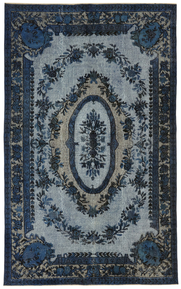 6' 2'' x 10' 2'' Turkish Hand Carved Rug