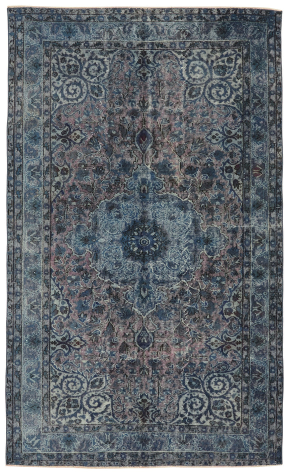 5' 5'' x 8' 10'' Turkish Hand Carved Rug