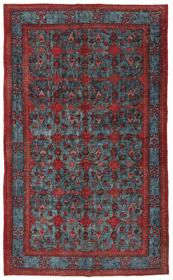 6' 2'' x 10' 4'' Turkish Hand Carved Rug