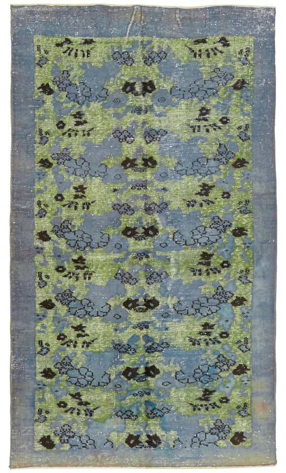 4' 11'' x 8' 7'' Turkish Hand Carved Rug