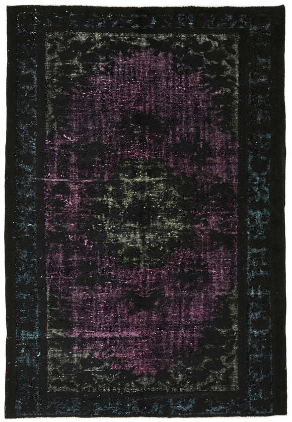 6' x 8' 9'' Turkish Hand Carved Rug