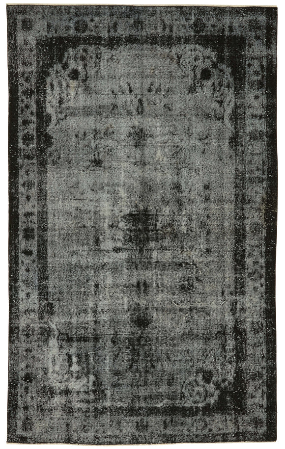 5' 11'' x 9' 9'' Turkish Hand Carved Rug