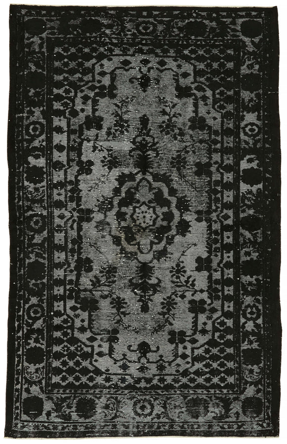 6' x 9' 6'' Turkish Hand Carved Rug