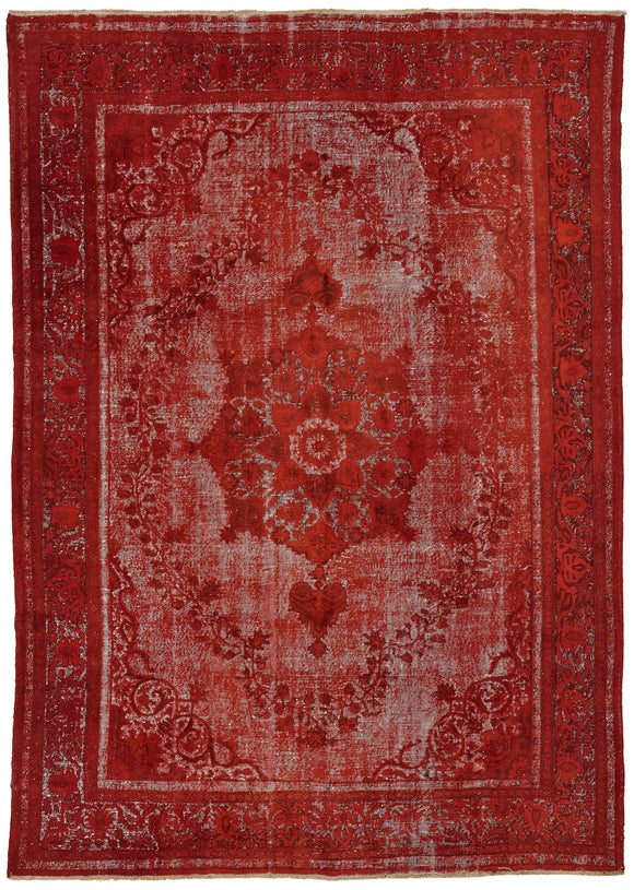 8' 10'' x 12' 4'' Turkish Hand Carved Rug