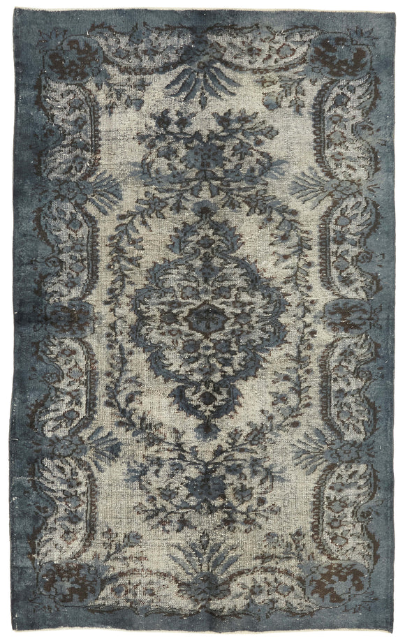 5' 8'' x 9' 3'' Turkish Hand Carved Rug
