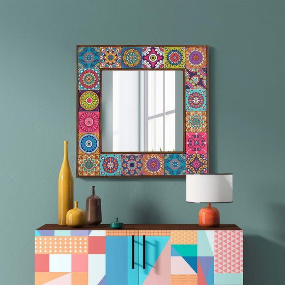 Stace Handmade Wall Mirror for Living Room Decor