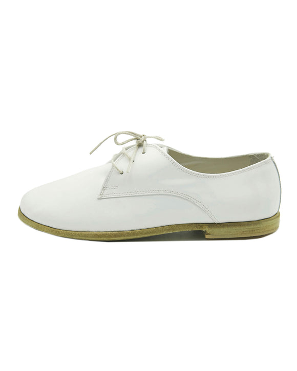 Jada Handmade Genuine Leather White Color Men’s Oxford Shoes