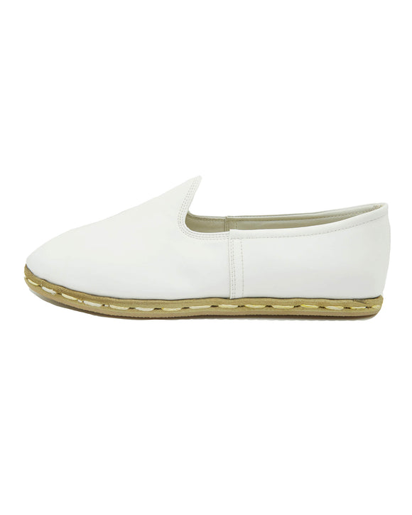 Finley Men’s Handmade White Color Leather Shoes
